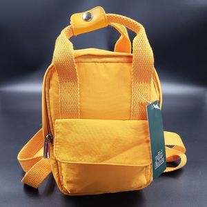 Wild Fable Mini Backpack Small Purse Zip Orange Bag Bright Adjustable Straps NEW
